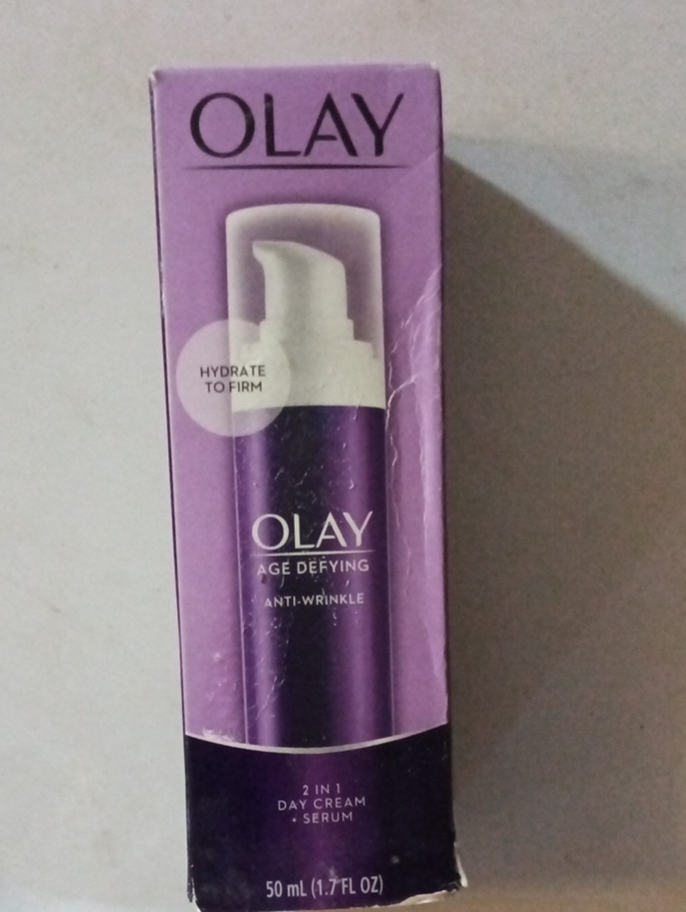 OLAY Age Defying Anti-Wrinkle Day Cream & Serum - Purple